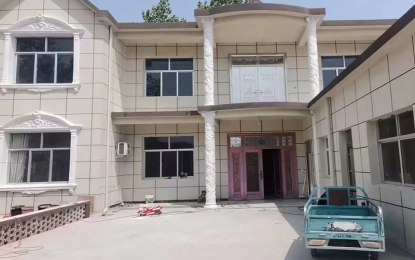 農(nóng)村2層自建房外墻仿石漆效果圖